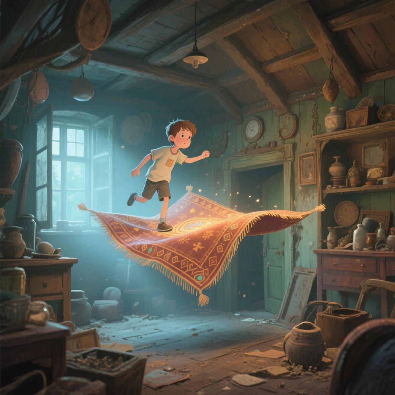 The Flying Carpet Adventure | उड़ने वाली कालीन की साहसिक यात्रा
